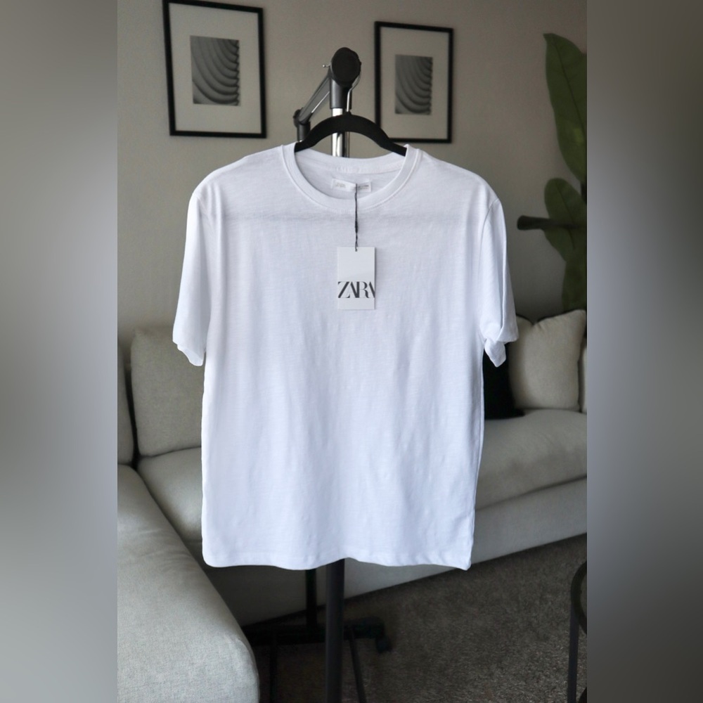 ZARA Kids Plain White T-shirt - Size 13-14